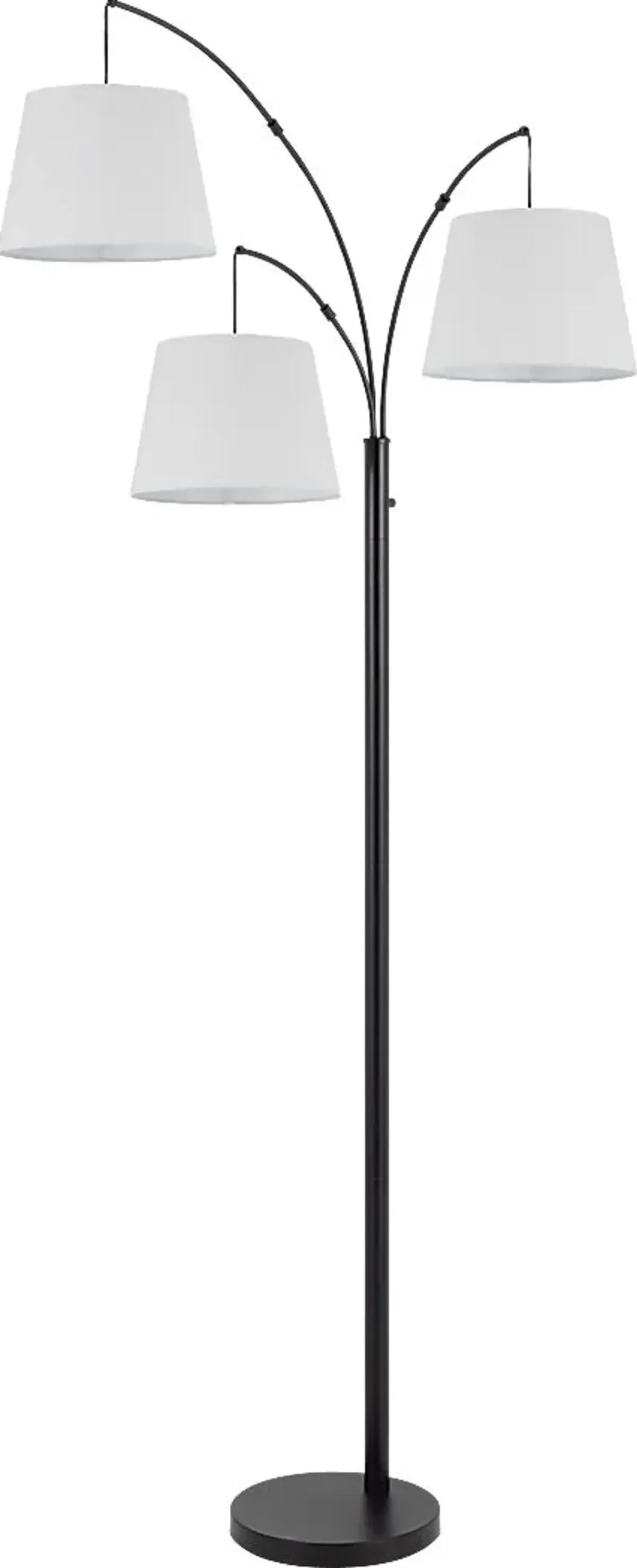 Tribane Bay Black Floor Lamp