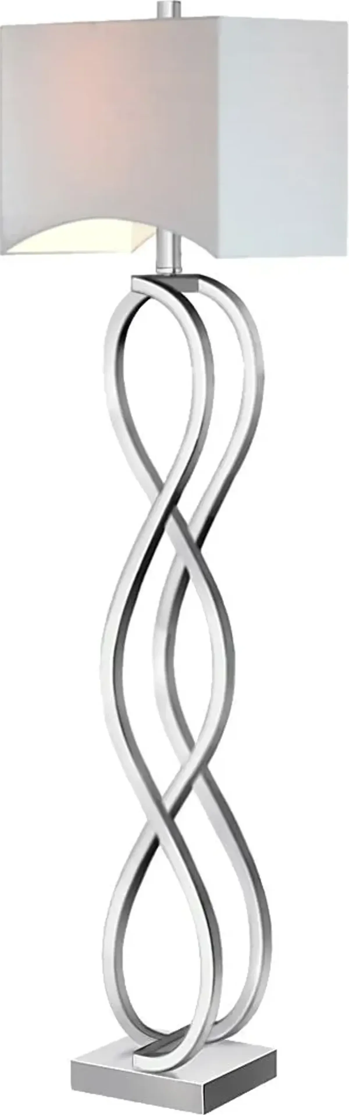 Rosalie Cove Silver Floor Lamp