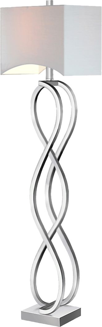 Rosalie Cove Silver Floor Lamp