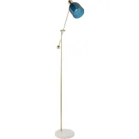 Rovereto Blue Floor Lamp