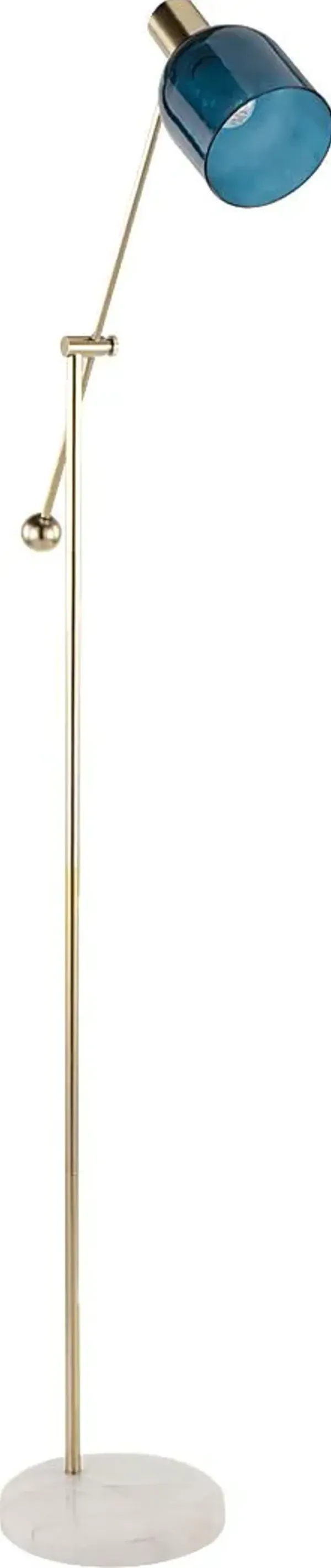 Rovereto Blue Floor Lamp