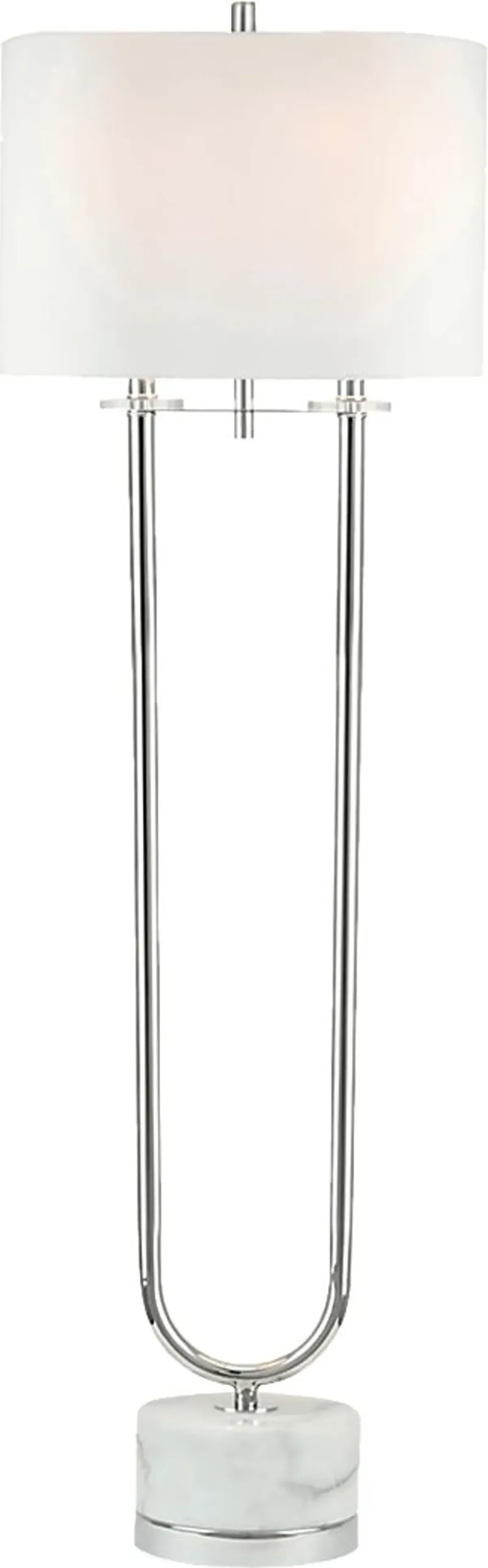 Dolonita Shade Silver Floor Lamp