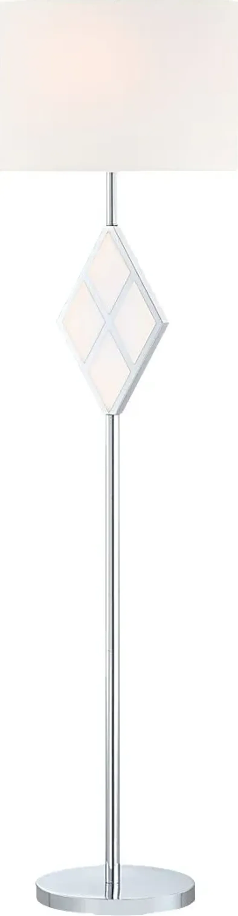 Echo Lane Chrome Floor Lamp