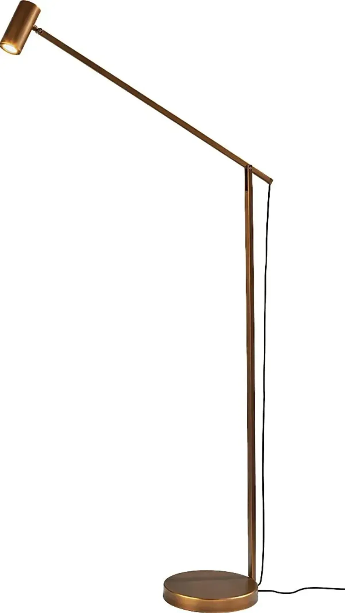 Parrilla Street Brass Floor Lamp