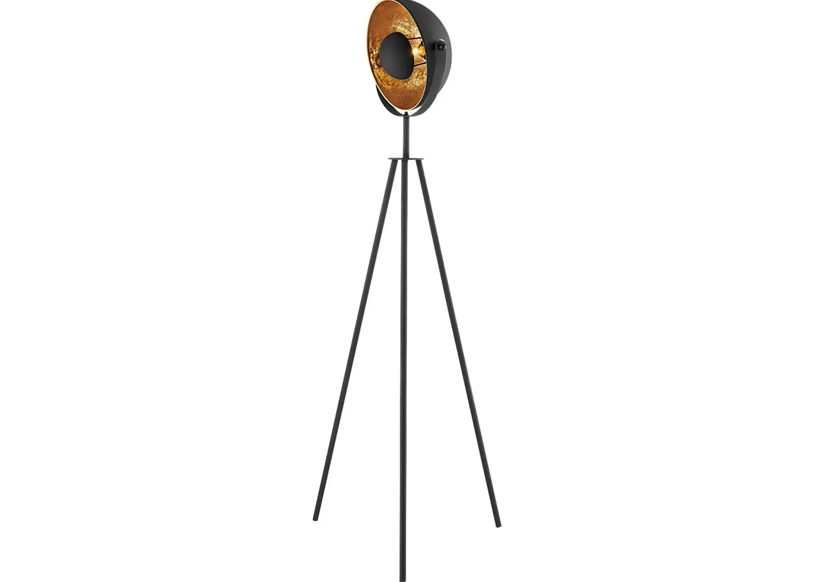 Fortress Court Black Floor Lamp