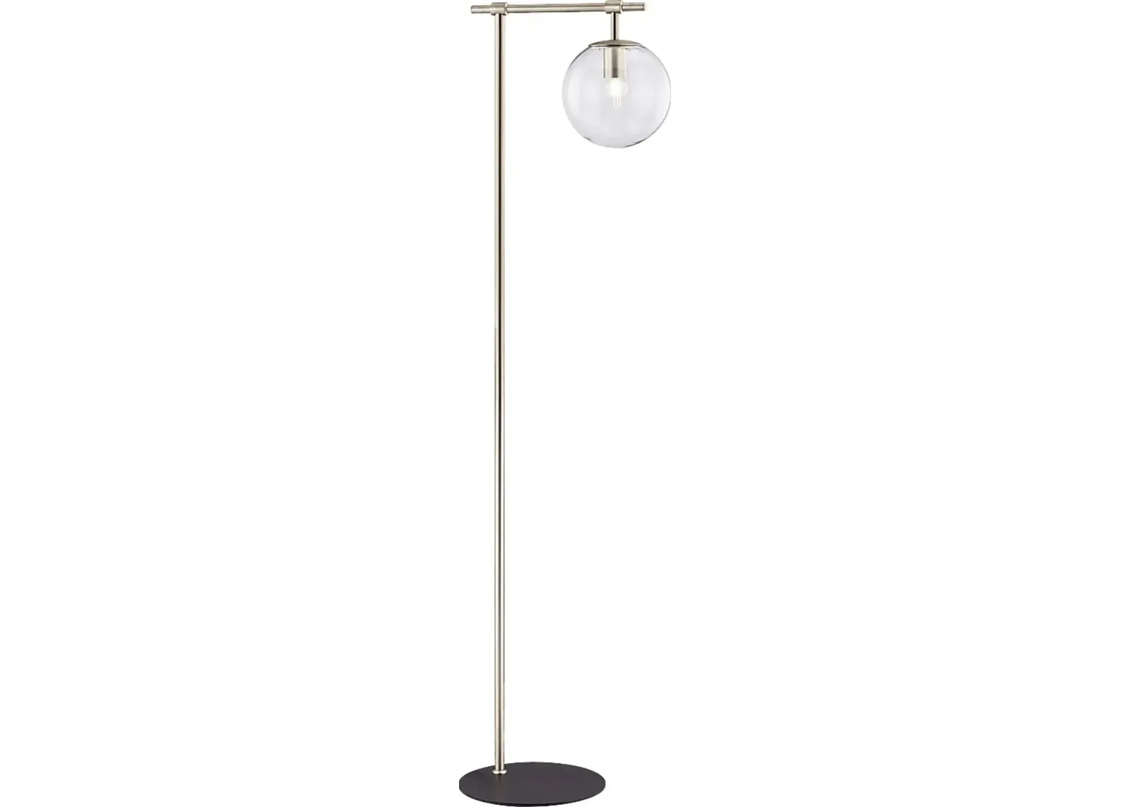 Glenridge View Nickel Floor Lamp