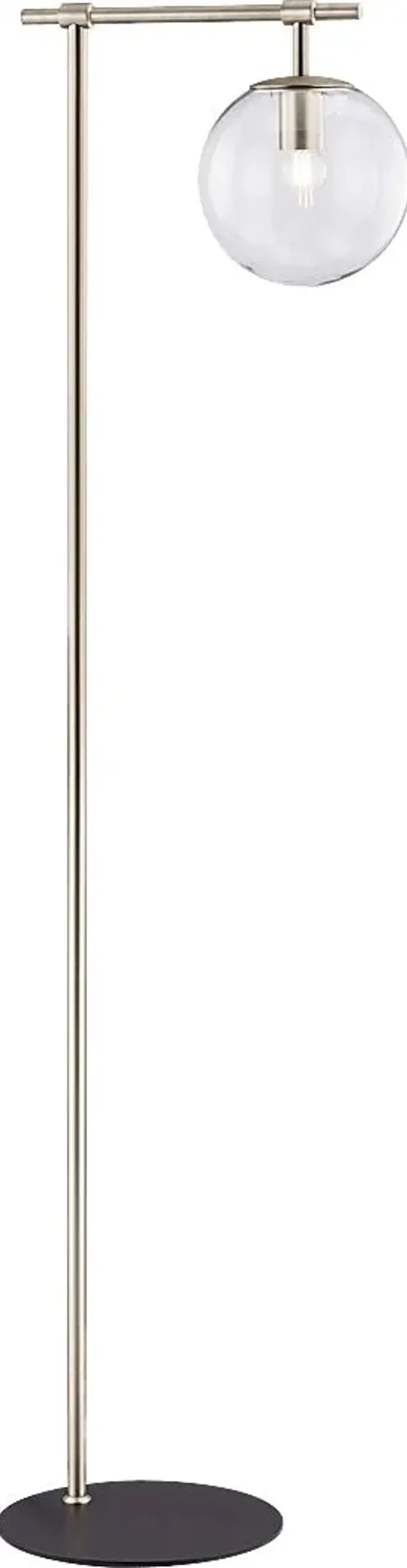 Glenridge View Nickel Floor Lamp