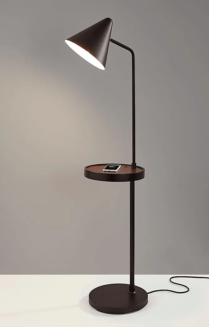 Rodkey Black Floor Lamp