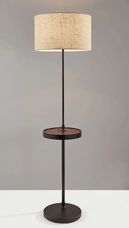 Slepian Black Floor Lamp