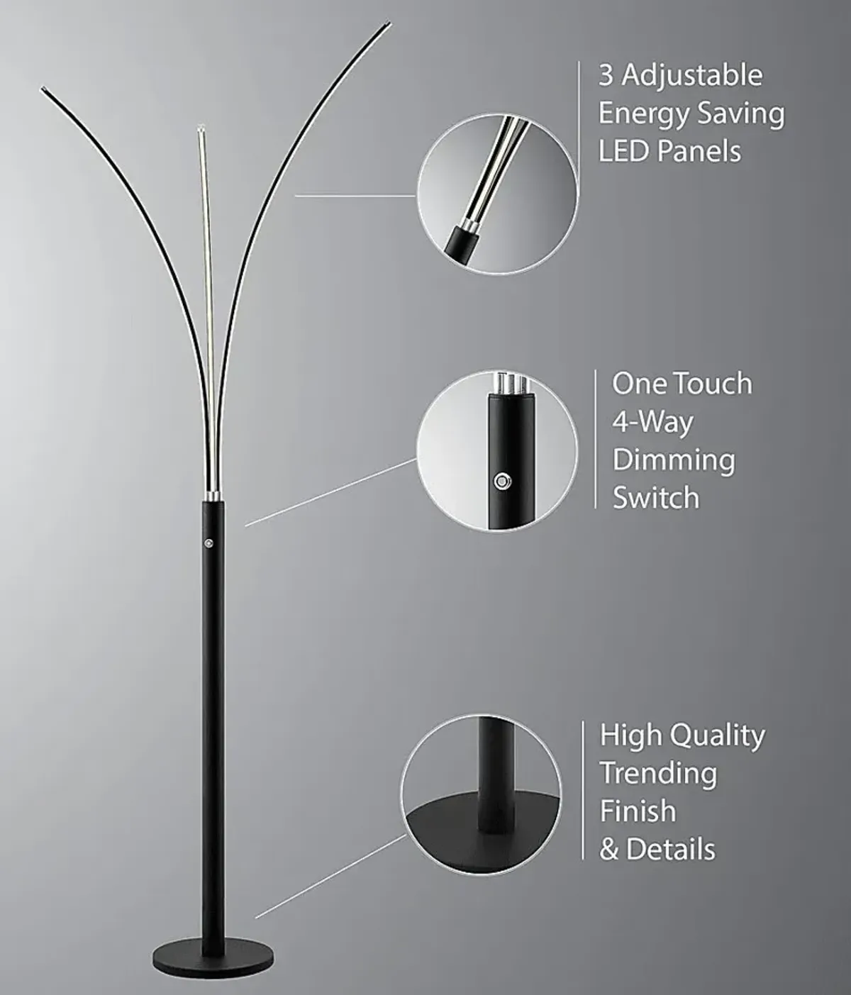 Figpoint Black Floor Lamp