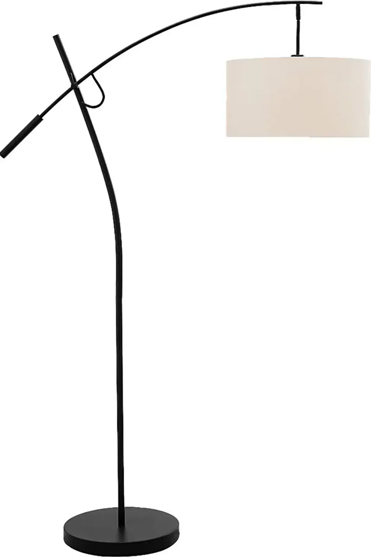 Curtner Court Black Floor Lamp