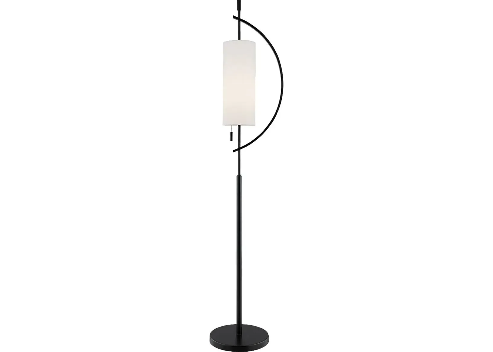 Mattei Court Black Floor Lamp