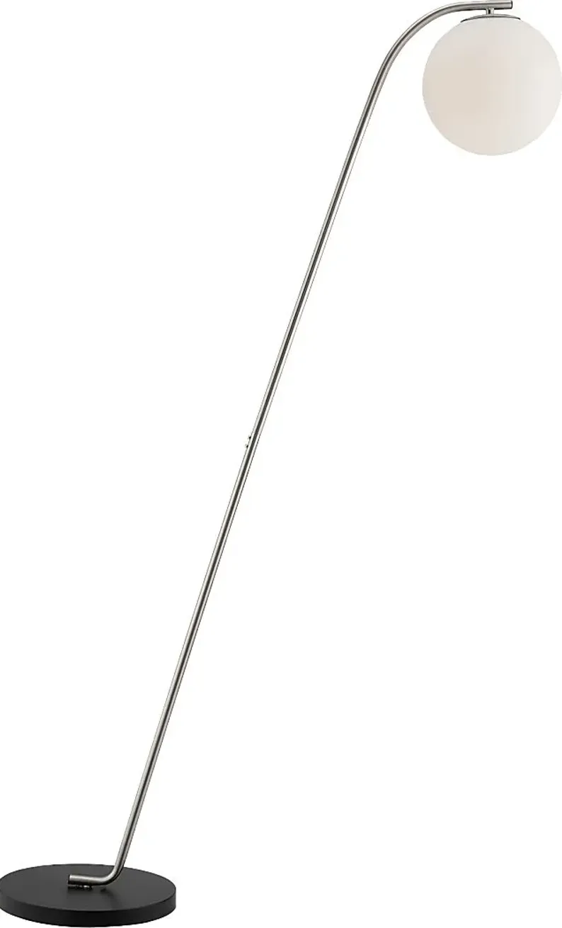 Fiore Point Silver Floor Lamp