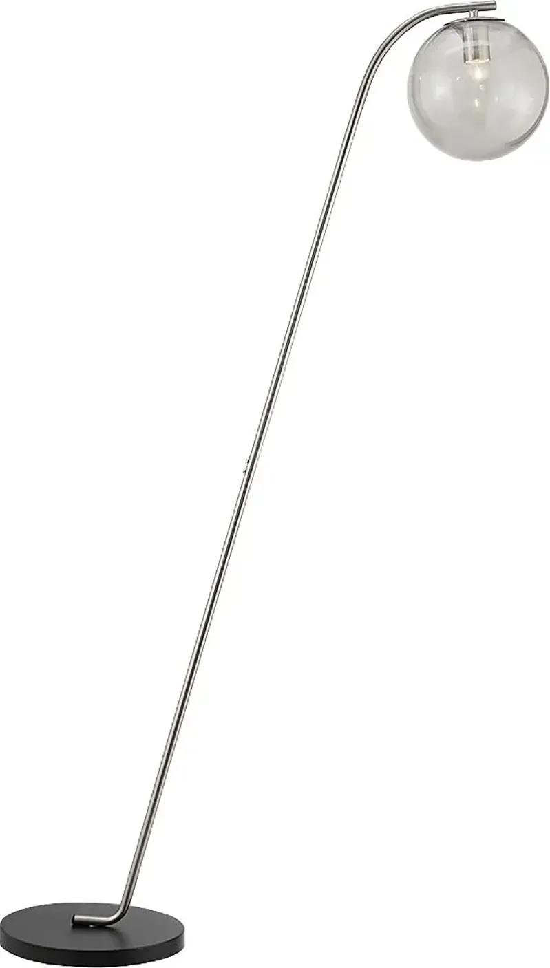 Fiore Point Nickel Floor Lamp