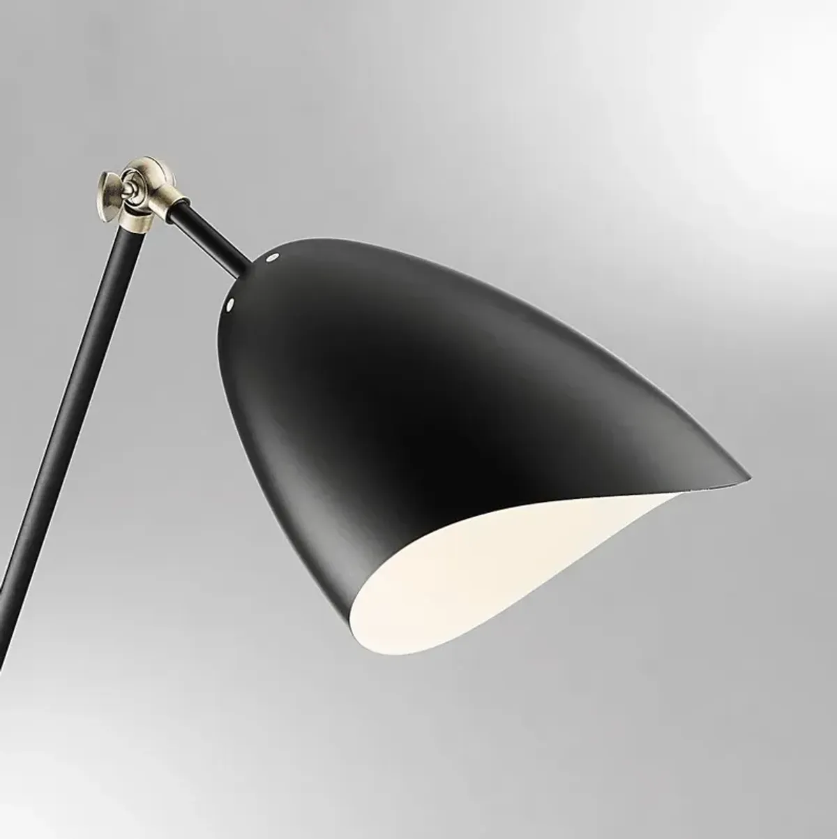 Florentine Court Black Floor Lamp