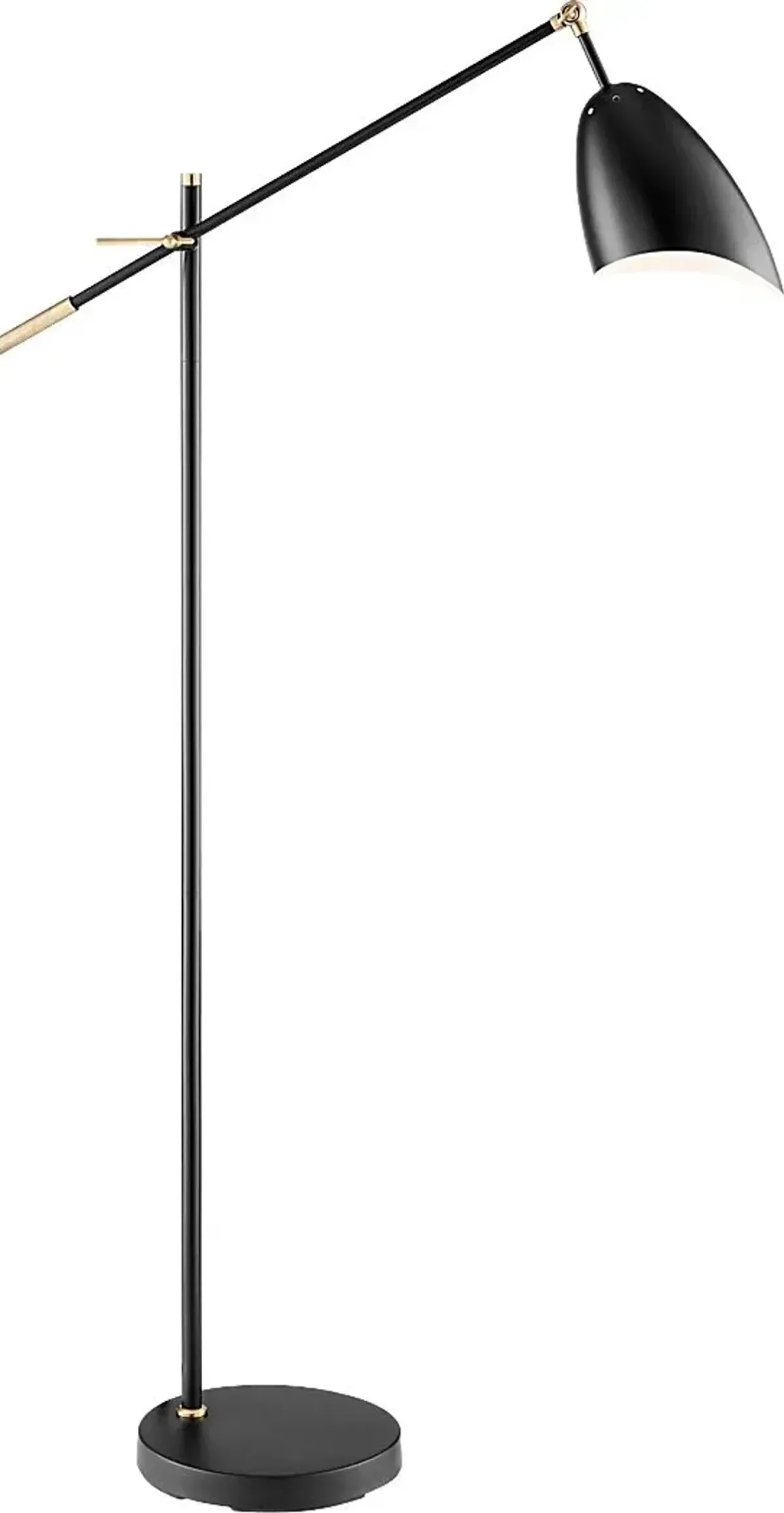 Florentine Court Black Floor Lamp