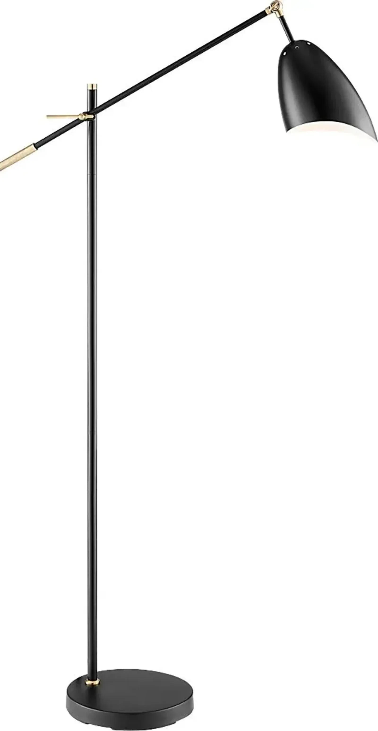 Florentine Court Black Floor Lamp