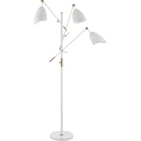 Posey Place White Floor Lamp