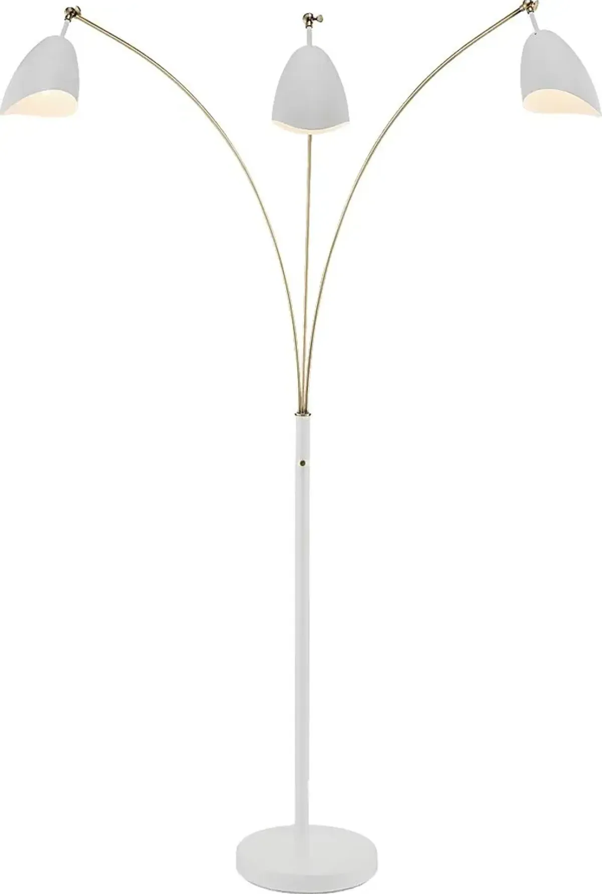 Possee Place White Floor Lamp