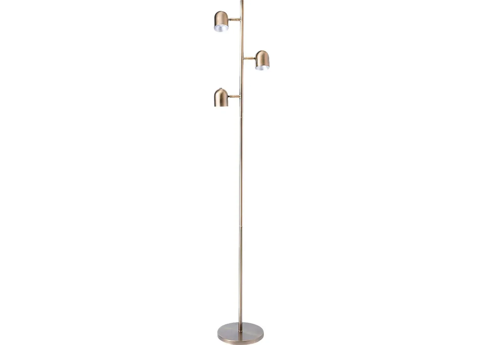 Cunningham Court Brass Floor Lamp