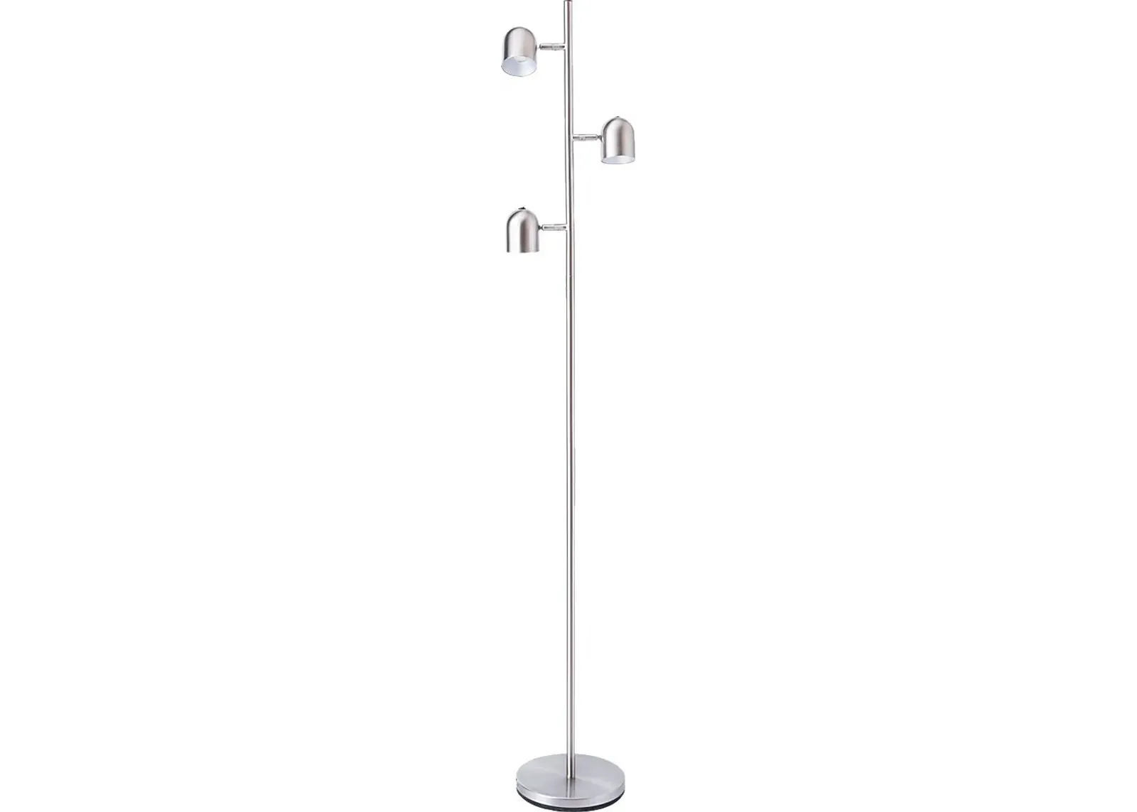 Cunningham Court Nickel Floor Lamp