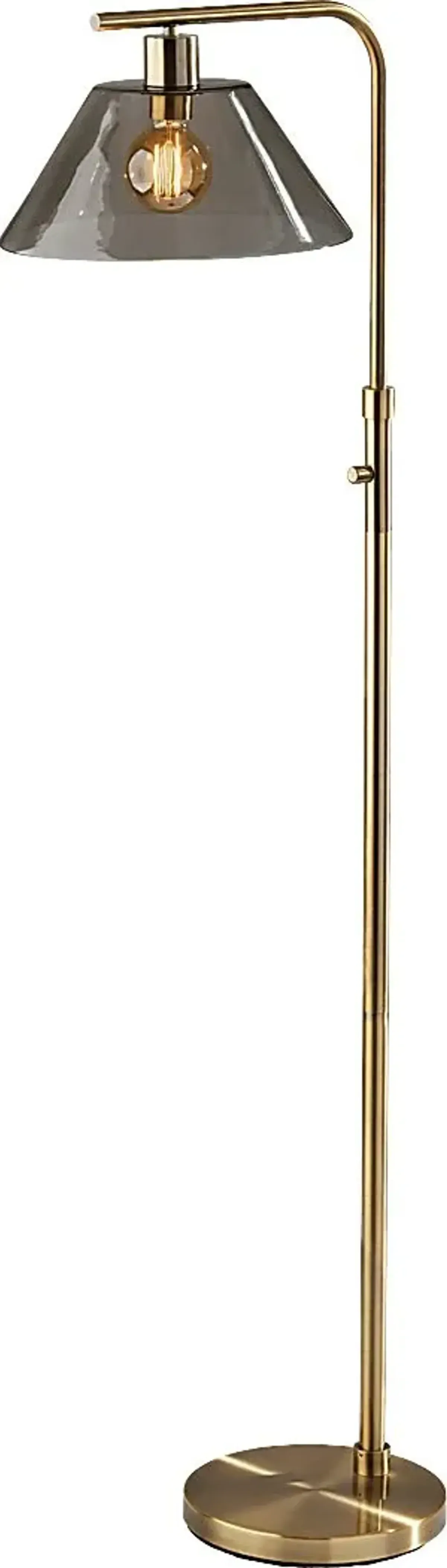 Jacelyn Point Brass Floor Lamp