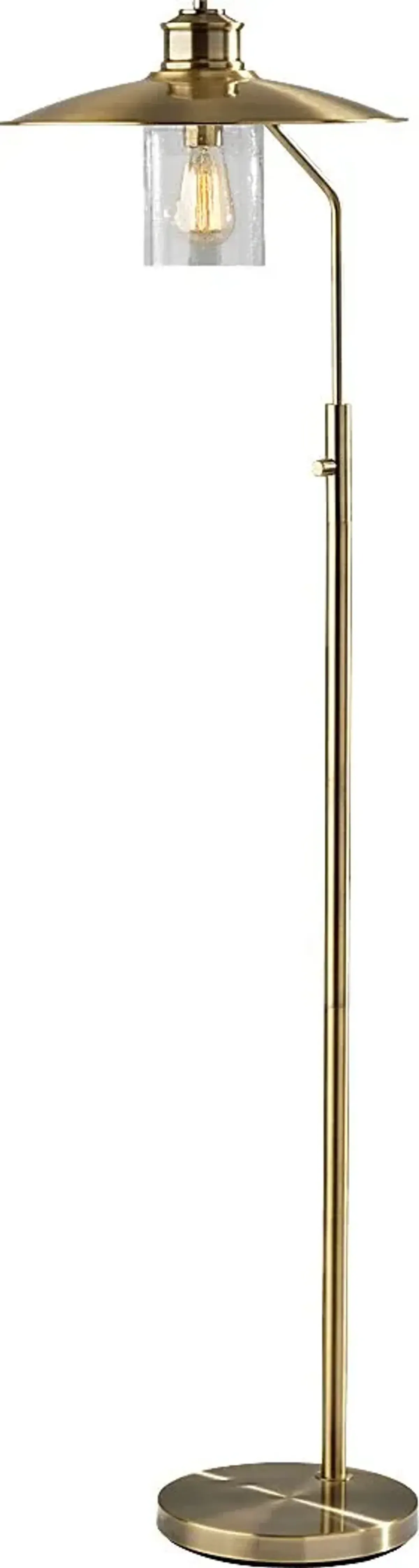 Nephi Creek Brass Floor Lamp