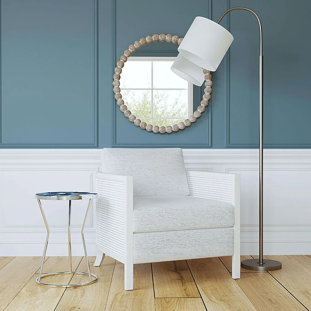 Dawson Island Silver Floor Lamp