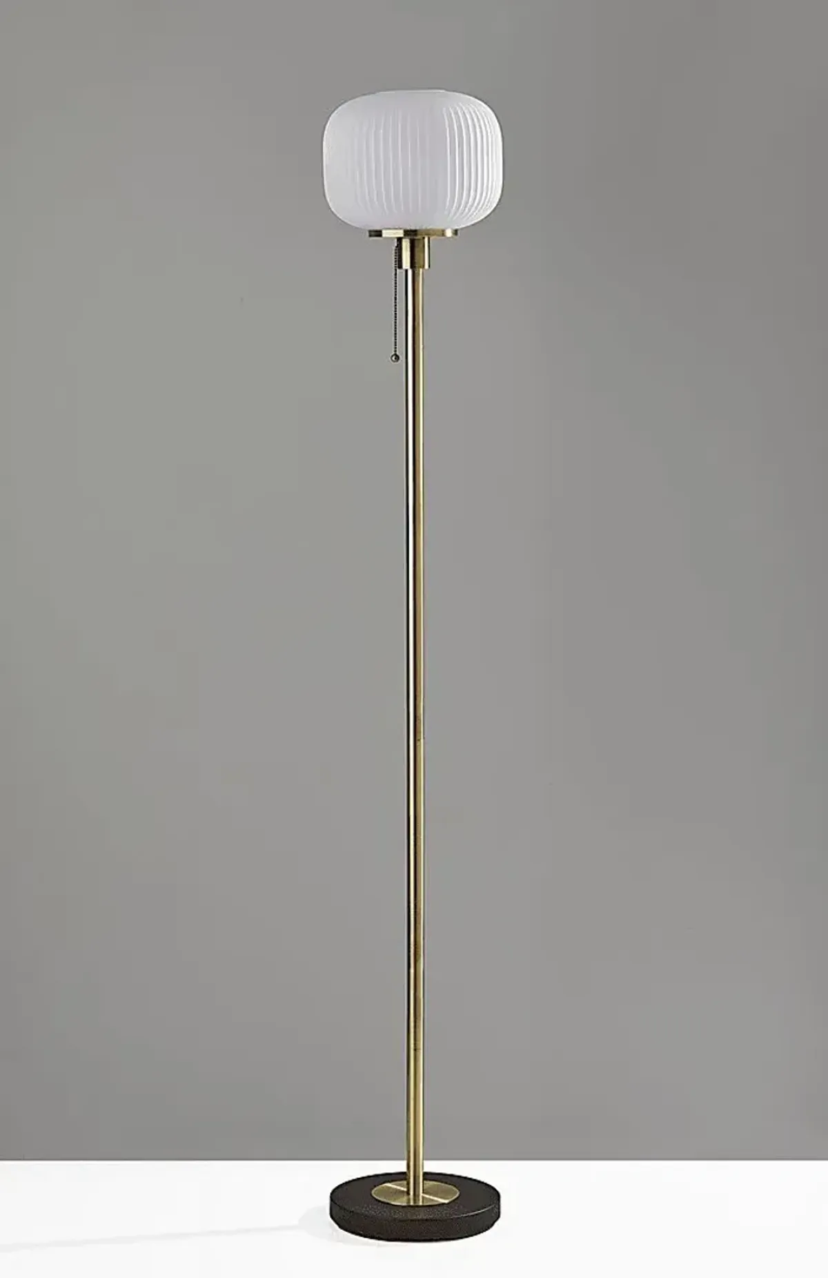 Julia Lane Brass Torchiere