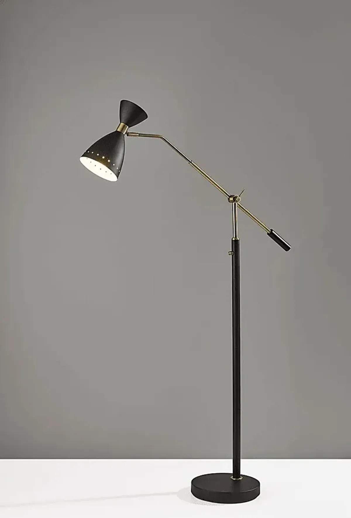 Jules Drive Black Floor Lamp