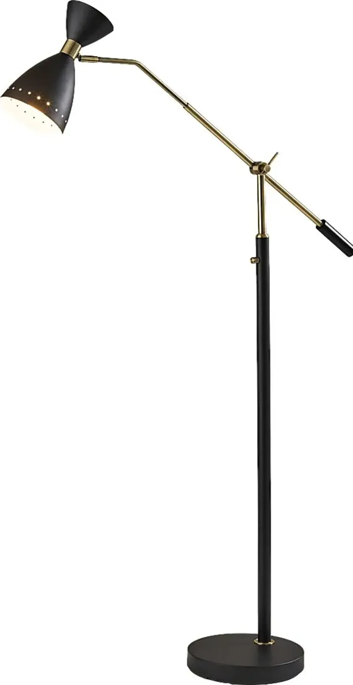 Jules Drive Black Floor Lamp