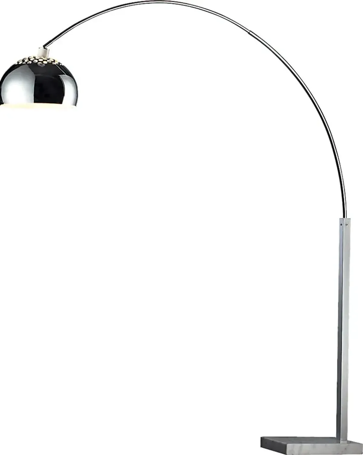 Rushwood Moor Silver Floor Lamp