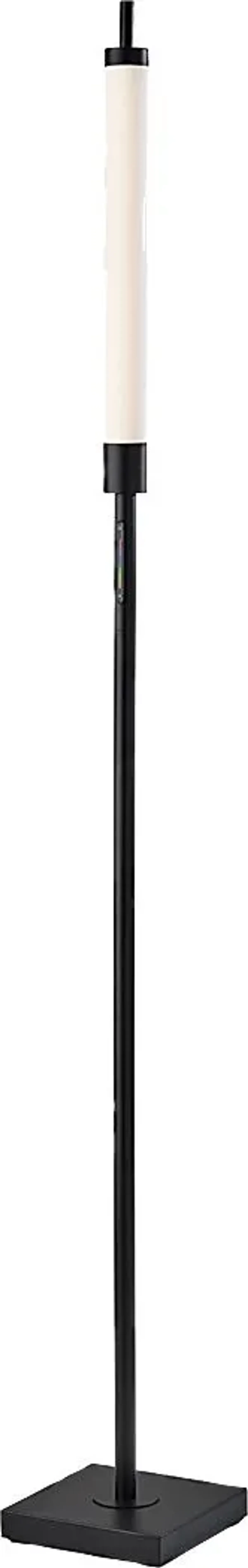 Zenith Loop Black Floor Lamp