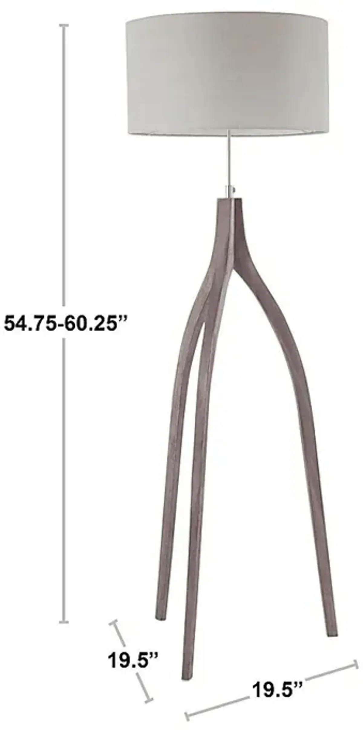 Dorino Brown Floor Lamp