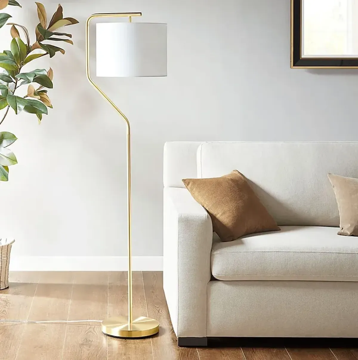 Groze Alley Gold Floor Lamp