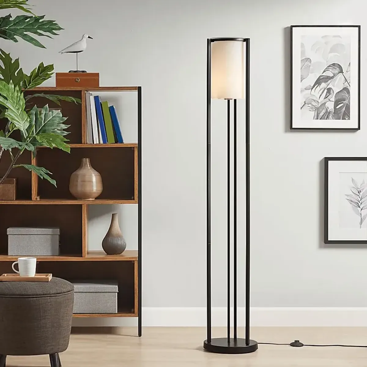 Beasley Trail Black Floor Lamp