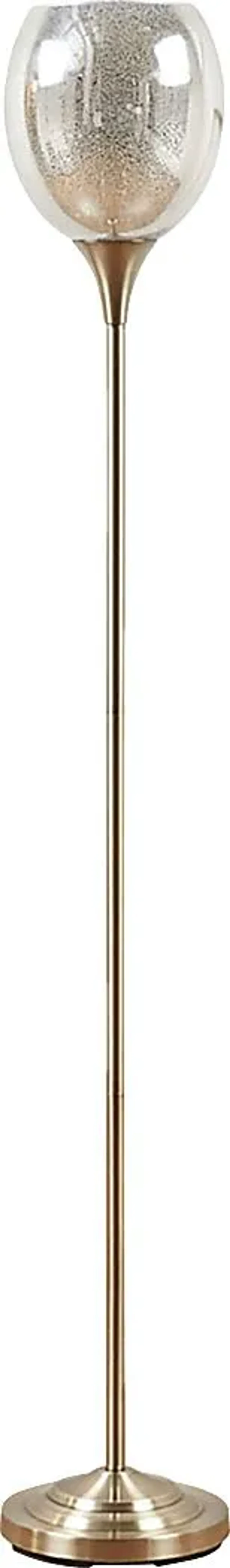 Reflect Creek Brass Floor Lamp