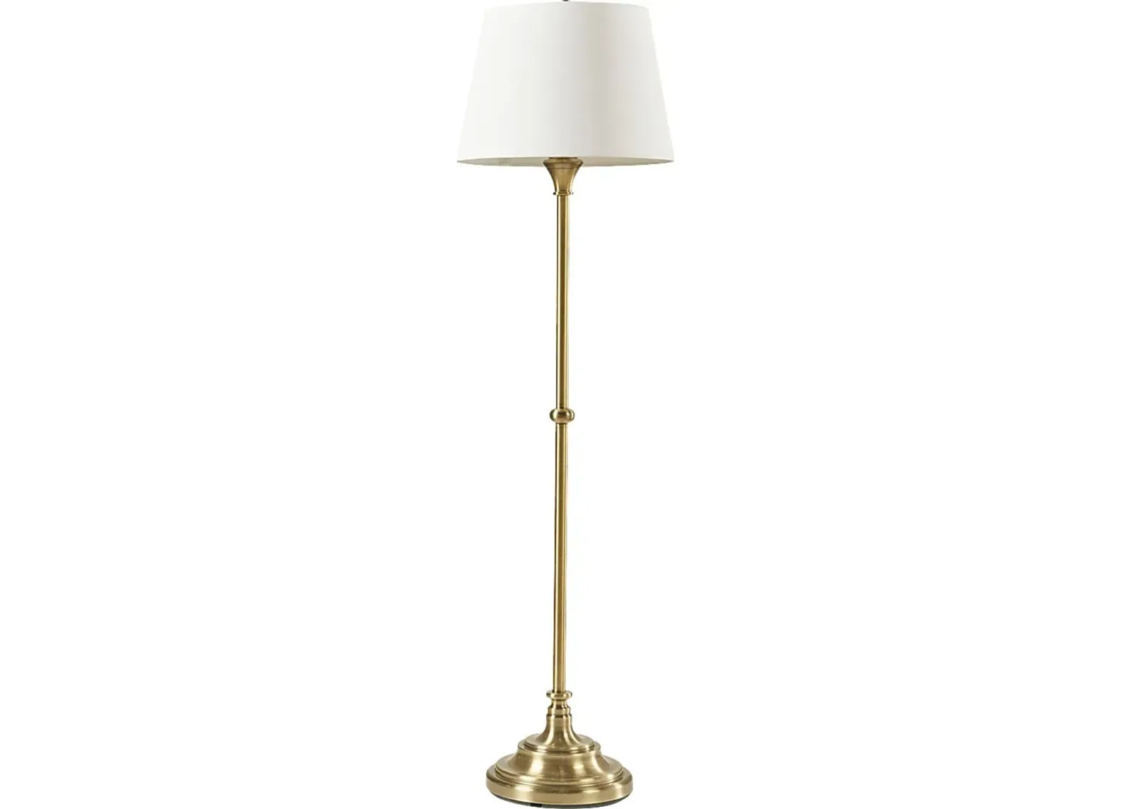 Kirkhill Court Brass Floor Lamp