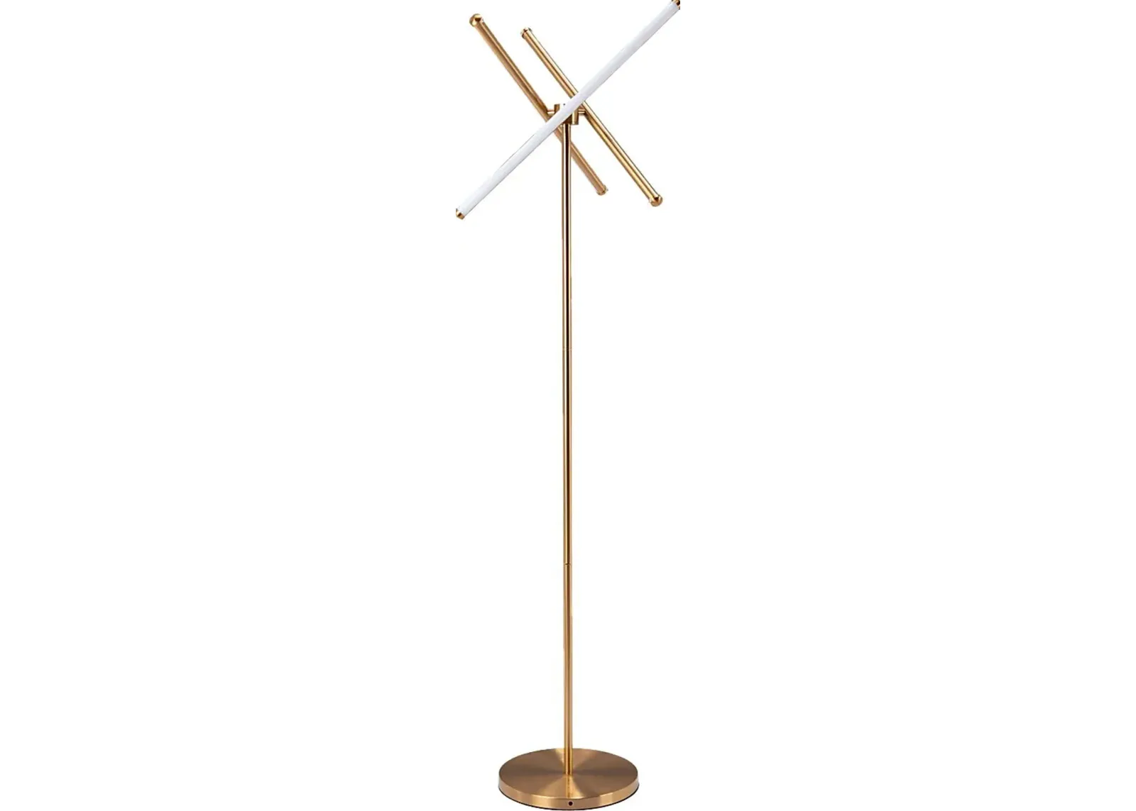 Commanche Nest Brass Floor Lamp