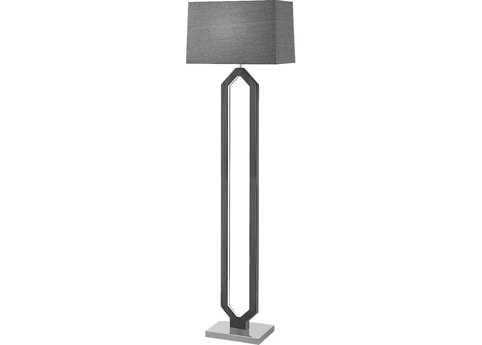 Guejito Gate Gray Floor Lamp by Rooms To Go