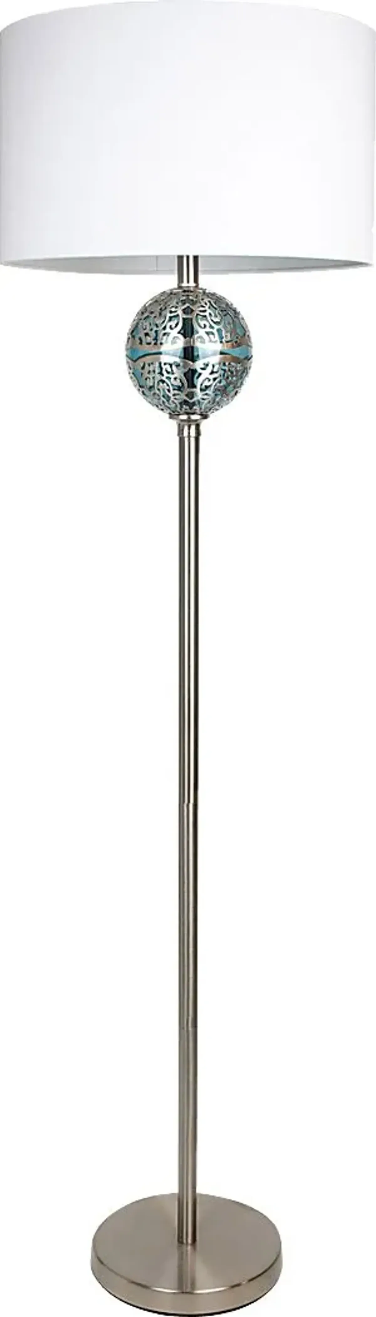 Jacksith Street Nickel Floor Lamp