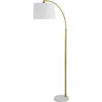 Irone Estates Gold Floor Lamp