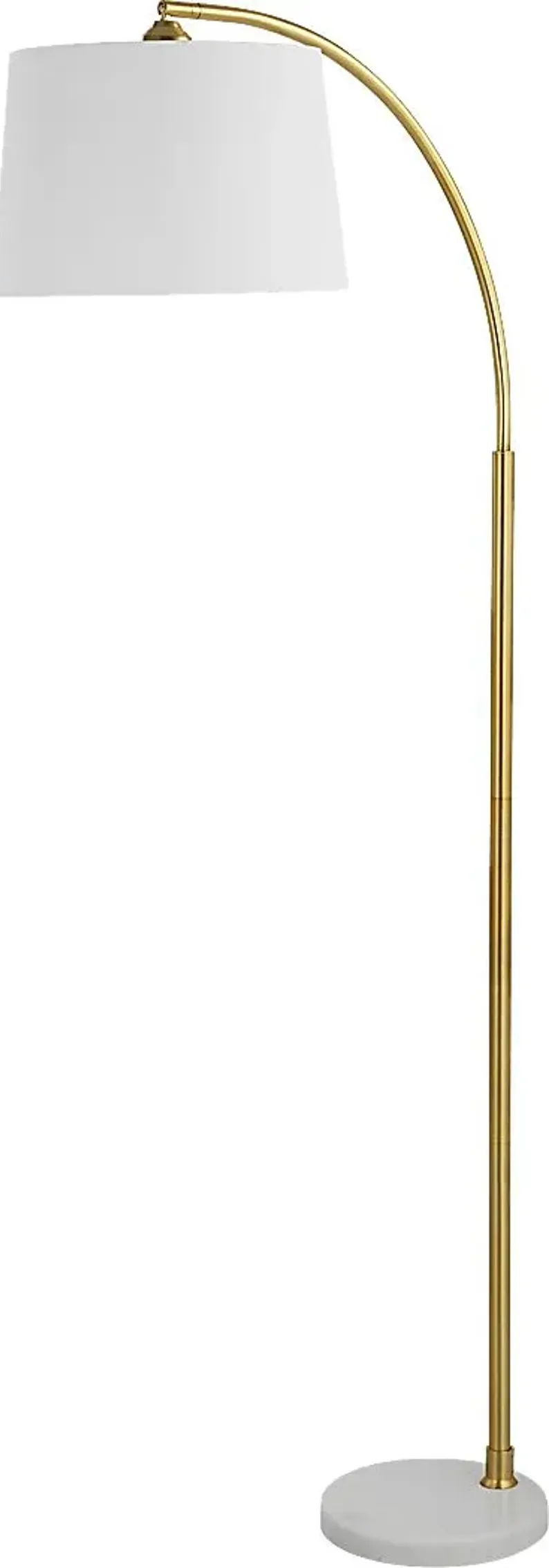 Irone Estates Gold Floor Lamp