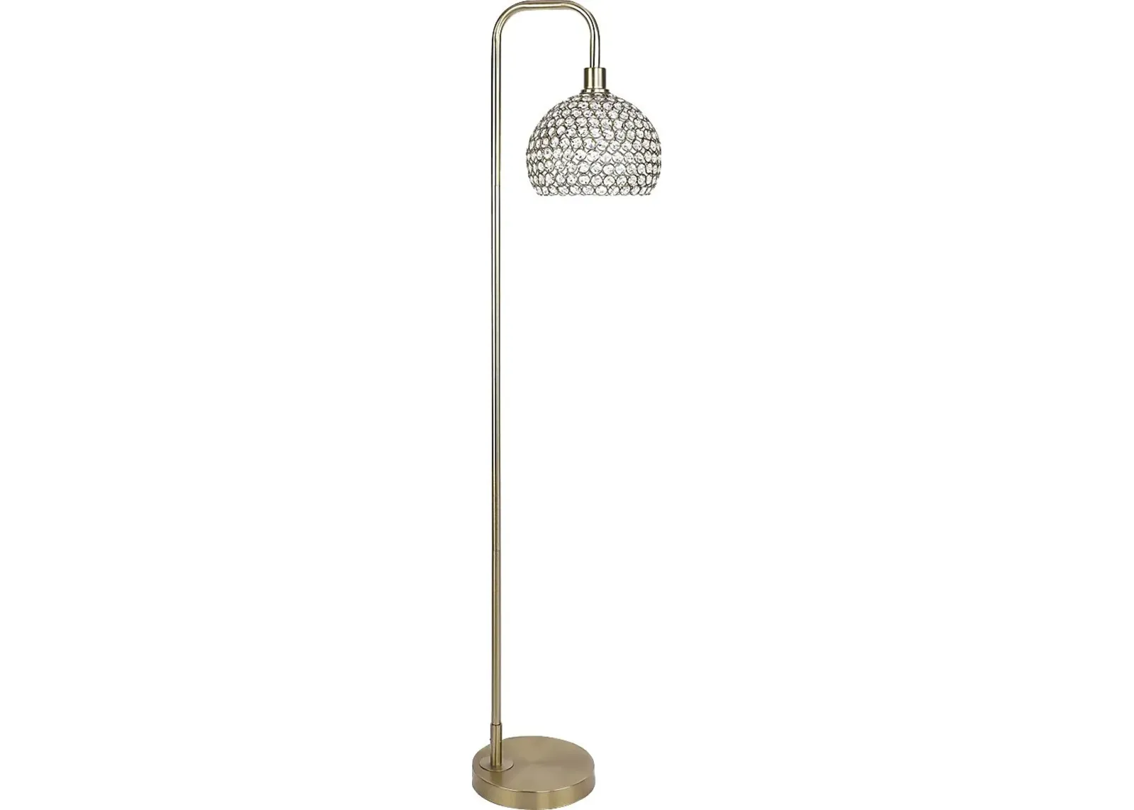 Preciados Way Gold Floor Lamp