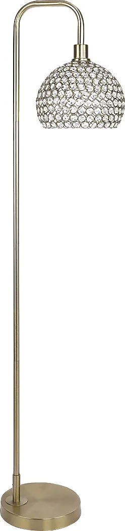 Preciados Way Gold Floor Lamp