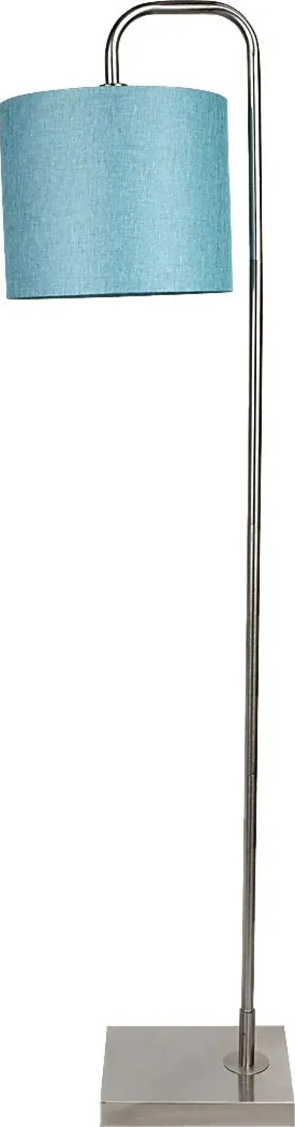 Quoin Road Turquoise Floor Lamp