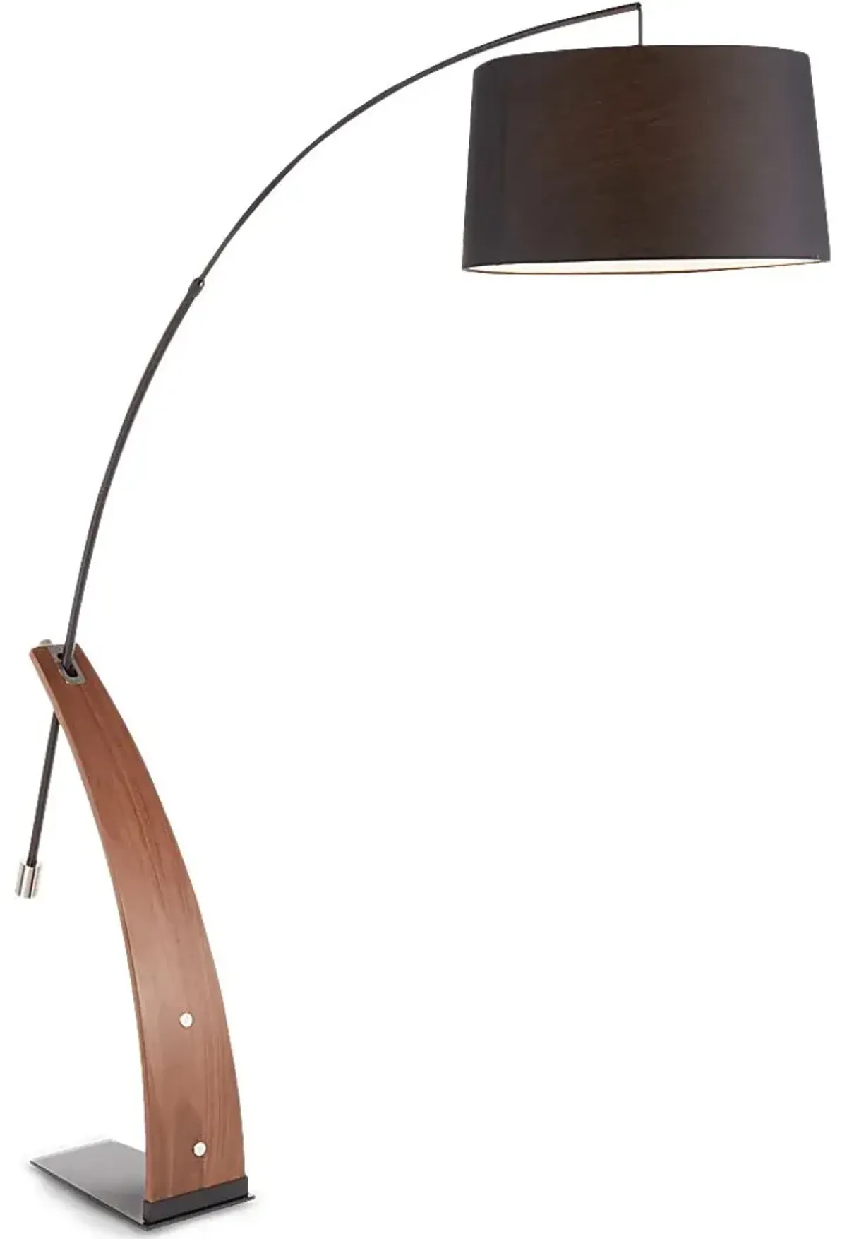 Restgate Walnut Floor Lamp