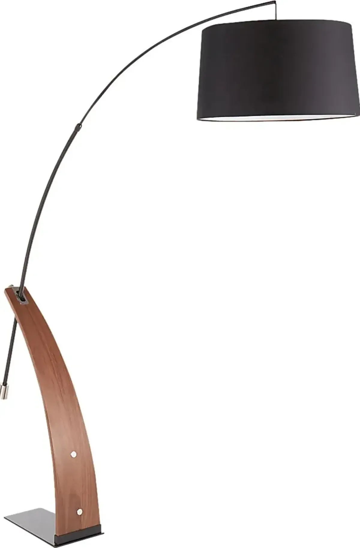 Restgate Walnut Floor Lamp