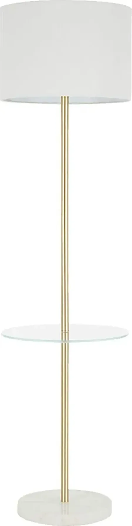 Charlmark Gold Floor Lamp