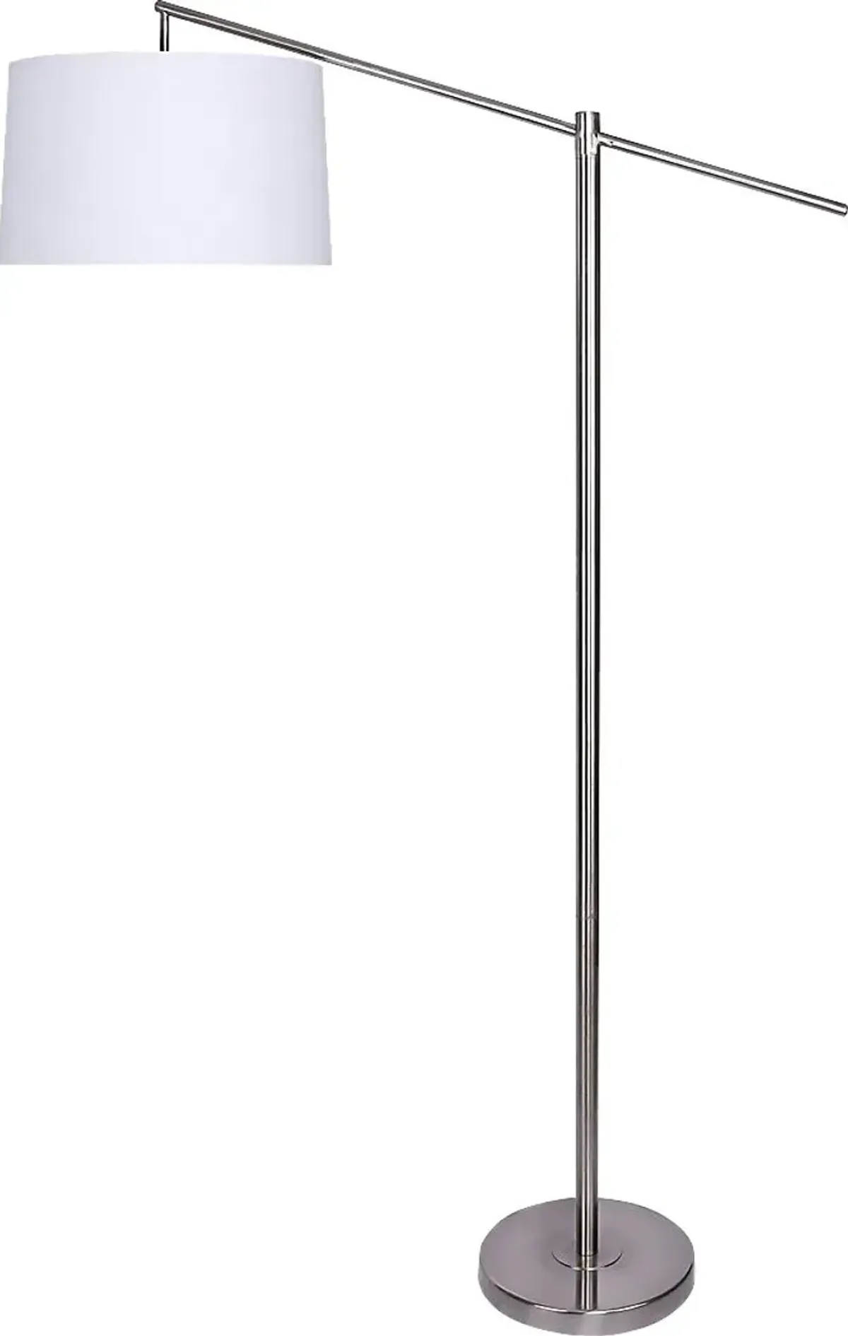 Tackett Loop Nickel Floor Lamp